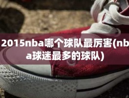 2015nba哪个球队最厉害(nba球迷最多的球队)