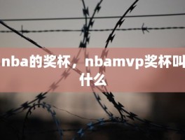 nba的奖杯，nbamvp奖杯叫什么