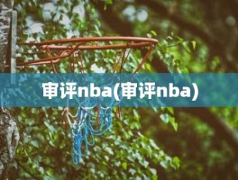 审评nba(审评nba)