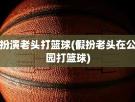 扮演老头打篮球(假扮老头在公园打篮球)