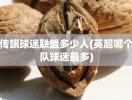 传旗球迷联盟多少人(英超哪个队球迷最多)