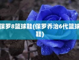 保罗8篮球鞋(保罗乔治6代篮球鞋)