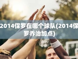 2014保罗在哪个球队(2014保罗乔治加点)