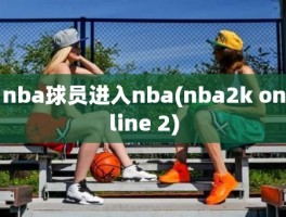 nba球员进入nba(nba2k online 2)