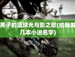 黑子的篮球光与影之歌(给我发几本小说名字)