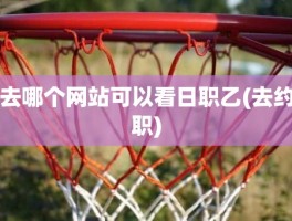 去哪个网站可以看日职乙(去约职)