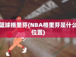 篮球格里芬(NBA格里芬是什么位置)