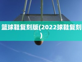 篮球鞋复刻版(2022球鞋复刻)