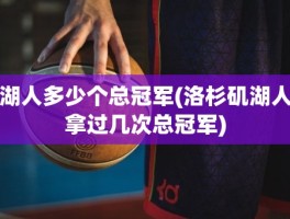 湖人多少个总冠军(洛杉矶湖人拿过几次总冠军)