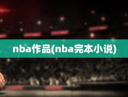 nba作品(nba完本小说)