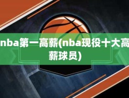 nba第一高薪(nba现役十大高薪球员)