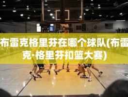 布雷克格里芬在哪个球队(布雷克·格里芬扣篮大赛)