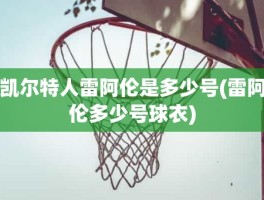 凯尔特人雷阿伦是多少号(雷阿伦多少号球衣)