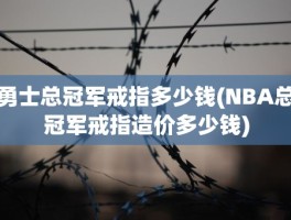 勇士总冠军戒指多少钱(NBA总冠军戒指造价多少钱)