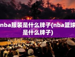 nba服装是什么牌子(nba篮球是什么牌子)