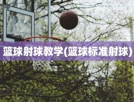 篮球射球教学(篮球标准射球)