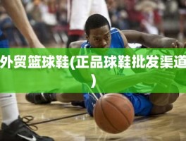 外贸篮球鞋(正品球鞋批发渠道)