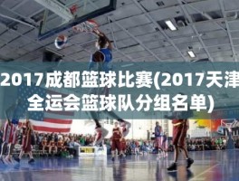 2017成都篮球比赛(2017天津全运会篮球队分组名单)