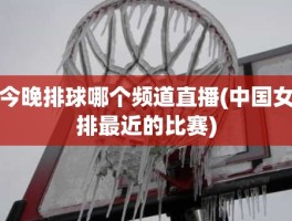今晚排球哪个频道直播(中国女排最近的比赛)
