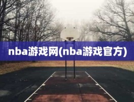 nba游戏网(nba游戏官方)