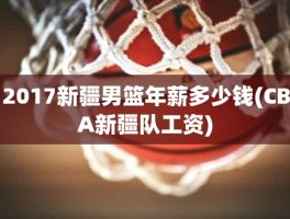 2017新疆男篮年薪多少钱(CBA新疆队工资)