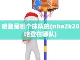 哈登是哪个球队的(nba2k20哈登在哪队)