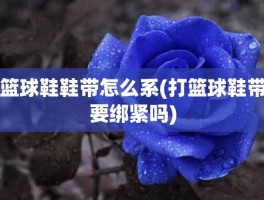 篮球鞋鞋带怎么系(打篮球鞋带要绑紧吗)