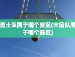 勇士队属于哪个赛区(火箭队属于哪个赛区)