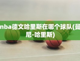 nba德文哈里斯在哪个球队(曼尼-哈里斯)