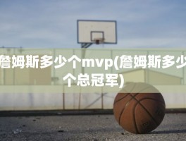 詹姆斯多少个mvp(詹姆斯多少个总冠军)