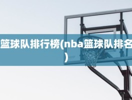 篮球队排行榜(nba篮球队排名)