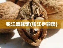 张江篮球馆(张江乒羽馆)