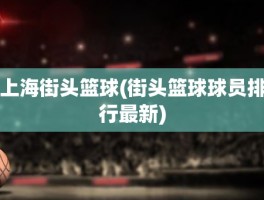 上海街头篮球(街头篮球球员排行最新)