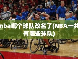 nba哪个球队改名了(NBA一共有哪些球队)