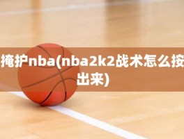 掩护nba(nba2k2战术怎么按出来)