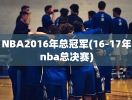 NBA2016年总冠军(16-17年nba总决赛)