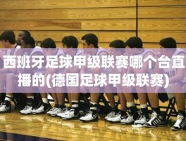 西班牙足球甲级联赛哪个台直播的(德国足球甲级联赛)