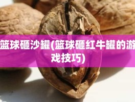 篮球砸沙罐(篮球砸红牛罐的游戏技巧)