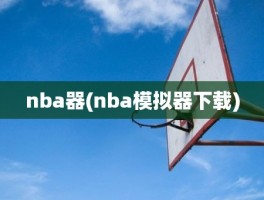 nba器(nba模拟器下载)