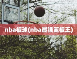 nba板球(nba最强篮板王)