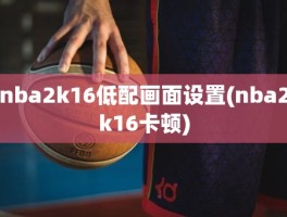 nba2k16低配画面设置(nba2k16卡顿)