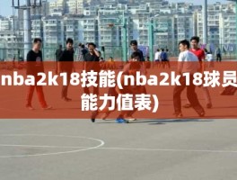 nba2k18技能(nba2k18球员能力值表)