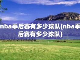 nba季后赛有多少球队(nba季后赛有多少球队)