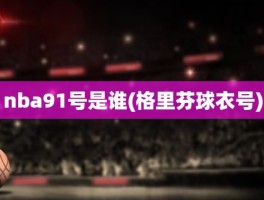 nba91号是谁(格里芬球衣号)