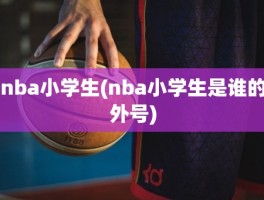 nba小学生(nba小学生是谁的外号)