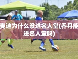 麦迪为什么没进名人堂(乔丹能进名人堂吗)