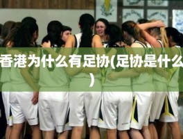 香港为什么有足协(足协是什么)