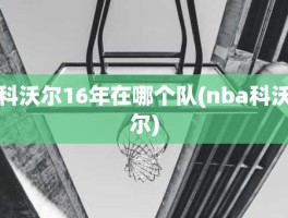 科沃尔16年在哪个队(nba科沃尔)