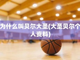 为什么叫贝尔大圣(大圣贝尔个人资料)