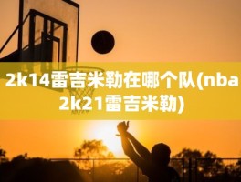 2k14雷吉米勒在哪个队(nba2k21雷吉米勒)